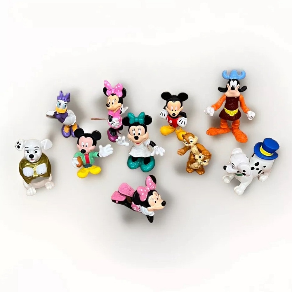 Disney Mickey Minnie Goofy Dalmatian Puppies Figures some vintage